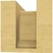 Ekena Millwork 5"W x 10"D x 5"H Wide Sheridan Rough Cedar Woodgrain TimberThane Corbel, Primed Tan CORUR05X10X05SHERCPR - alternate 5